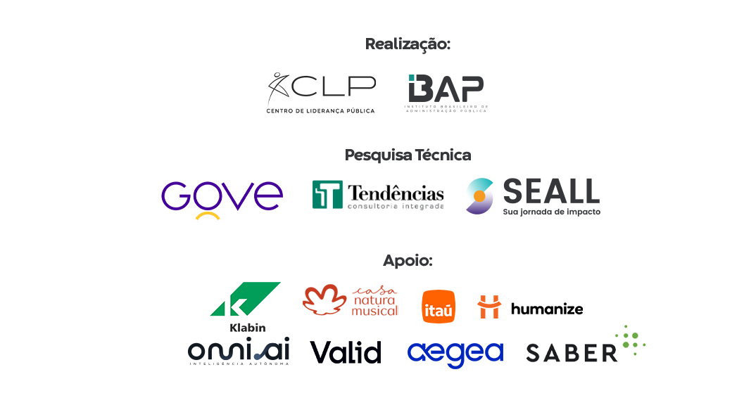 Logos das instituições realizadoras e parceiras do Ranking de Competitividade dos Estados e dos Municípios 2026